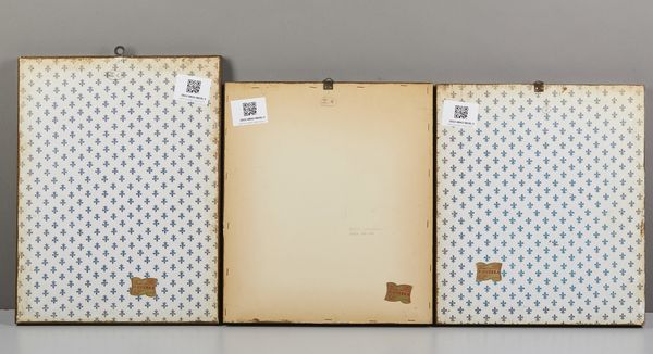 Scuola italiana del XIX secolo : Gruppo di tre opere su carta raffiguranti un paesaggio mediterraneo con iscrizione a Carlo Raimondi (1809-1883) e due paesaggi montani  - Asta Asta 381 | ARTE ANTICA E DEL XIX SECOLO - Dipinti del XIX secolo  Online - Associazione Nazionale - Case d'Asta italiane