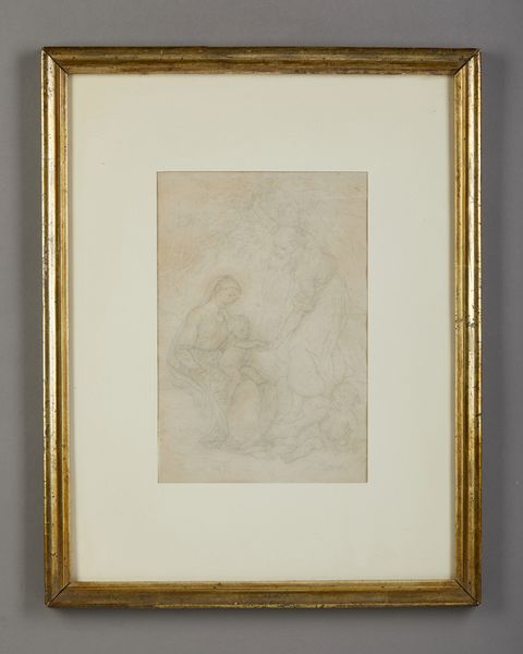 SCUOLA EMILIANA DEL XIX SECOLO : Sacra Famiglia con San Giovannino  - Asta Asta 381 | ARTE ANTICA E DEL XIX SECOLO - Dipinti del XIX secolo  Online - Associazione Nazionale - Case d'Asta italiane