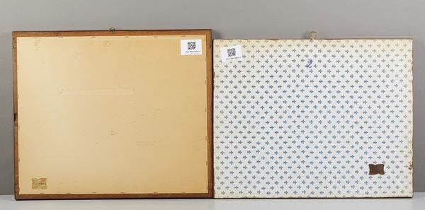 Scuola italiana del XIX secolo : Due disegni raffiguranti uno Studio di figure e Personaggi al porto  - Asta Asta 381 | ARTE ANTICA E DEL XIX SECOLO - Dipinti del XIX secolo  Online - Associazione Nazionale - Case d'Asta italiane