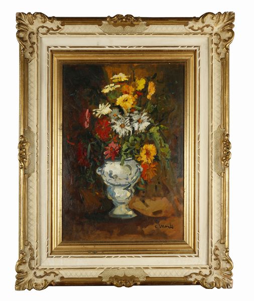 MONTI CESARE (1891 - 1959) : Natura morta di fiori  - Asta Asta 381 | ARTE ANTICA E DEL XIX SECOLO - Dipinti del XIX secolo  Online - Associazione Nazionale - Case d'Asta italiane
