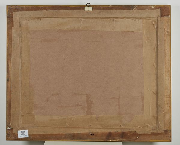 BELTRAME ACHILLE (1871 - 1945) : Scena galante in giardino  - Asta Asta 381 | ARTE ANTICA E DEL XIX SECOLO - Dipinti del XIX secolo  Online - Associazione Nazionale - Case d'Asta italiane