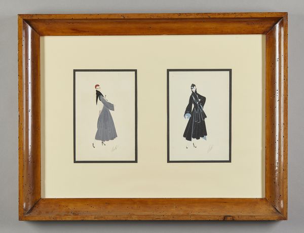ERTE' (ROMAIN DE TIRTOFF) (1892 - 1990) : Coppia di bozzetti di moda  - Asta Asta 381 | ARTE ANTICA E DEL XIX SECOLO - Dipinti del XIX secolo  Online - Associazione Nazionale - Case d'Asta italiane
