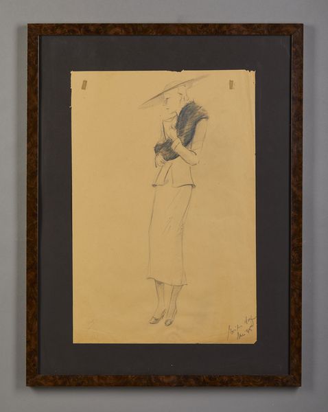 ARTISTA DEL XX SECOLO : Due studi di figure femminili in abbigliamento anni '30  - Asta Asta 381 | ARTE ANTICA E DEL XIX SECOLO - Dipinti del XIX secolo  Online - Associazione Nazionale - Case d'Asta italiane