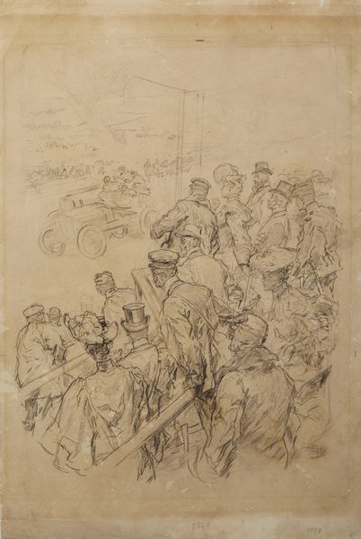 ARTISTA DEL XIX-XX SECOLO : Alle corse d'auto  - Asta Asta 381 | ARTE ANTICA E DEL XIX SECOLO - Dipinti del XIX secolo  Online - Associazione Nazionale - Case d'Asta italiane