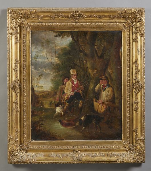 Artista inglese del XIX secolo : Scena di caccia  - Asta Asta 381 | ARTE ANTICA E DEL XIX SECOLO - Dipinti del XIX secolo  Online - Associazione Nazionale - Case d'Asta italiane