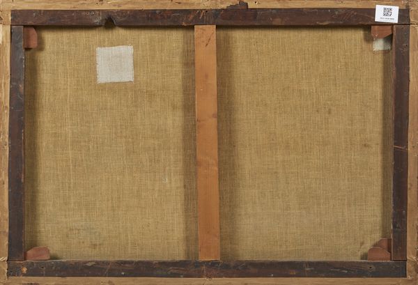 Artista inglese del XIX secolo : Paesaggio fluviale con pescatori  - Asta Asta 381 | ARTE ANTICA E DEL XIX SECOLO - Dipinti del XIX secolo  Online - Associazione Nazionale - Case d'Asta italiane