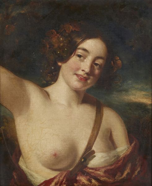 ARTISTA DEL XIX SECOLO : Baccante  - Asta Asta 381 | ARTE ANTICA E DEL XIX SECOLO - Dipinti del XIX secolo  Online - Associazione Nazionale - Case d'Asta italiane