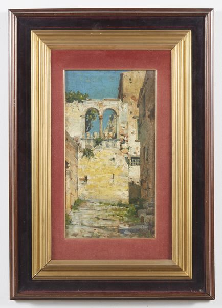 ARTISTA DEL XIX SECOLO : Strada di citt�  - Asta Asta 381 | ARTE ANTICA E DEL XIX SECOLO - Dipinti del XIX secolo  Online - Associazione Nazionale - Case d'Asta italiane