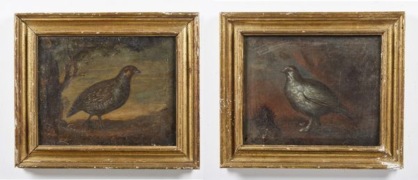 ARTISTA DEL XIX SECOLO : Coppia di dipinti raffiguranti paesaggi con volatili  - Asta Asta 381 | ARTE ANTICA E DEL XIX SECOLO - Dipinti del XIX secolo  Online - Associazione Nazionale - Case d'Asta italiane