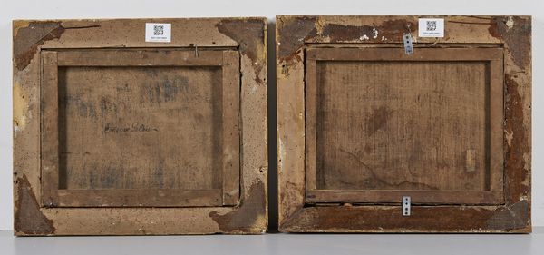 ARTISTA DEL XIX SECOLO : Coppia di dipinti raffiguranti paesaggi con volatili  - Asta Asta 381 | ARTE ANTICA E DEL XIX SECOLO - Dipinti del XIX secolo  Online - Associazione Nazionale - Case d'Asta italiane