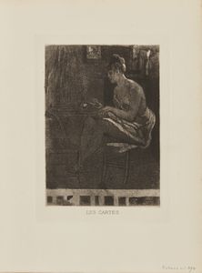 ROPS  FLICIEN (1838 - 1898) - Les cartes