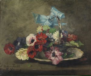 ARTISTA DEL XIX SECOLO - Natura morta di fiori