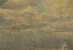 STEFFANI LUIGI (1827 - 1898) : Studio di nuvole  - Asta Asta 381 | ARTE ANTICA E DEL XIX SECOLO - Dipinti del XIX secolo  Online - Associazione Nazionale - Case d'Asta italiane