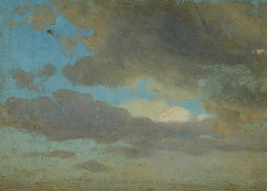 STEFFANI LUIGI (1827 - 1898) : Studio di nuvole  - Asta Asta 381 | ARTE ANTICA E DEL XIX SECOLO - Dipinti del XIX secolo  Online - Associazione Nazionale - Case d'Asta italiane