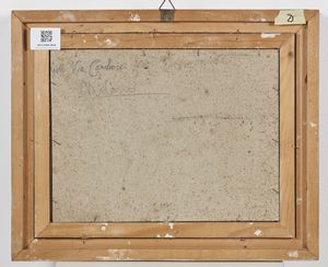 SOLENGHI  GIUSEPPE (1879 - 1944) : Paesaggio innevato con carrozza e personaggio  - Asta Asta 381 | ARTE ANTICA E DEL XIX SECOLO - Dipinti del XIX secolo  Online - Associazione Nazionale - Case d'Asta italiane