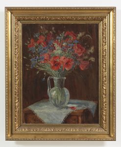 GREVE HEDWIG (1850 - 1925) : Natura morta di fiori  - Asta Asta 381 | ARTE ANTICA E DEL XIX SECOLO - Dipinti del XIX secolo  Online - Associazione Nazionale - Case d'Asta italiane