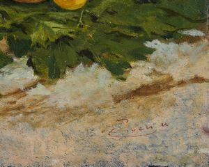 ZIVERI UMBERTO (1891 - 1971) : Natura morta di frutta  - Asta Asta 381 | ARTE ANTICA E DEL XIX SECOLO - Dipinti del XIX secolo  Online - Associazione Nazionale - Case d'Asta italiane