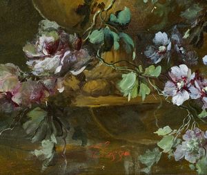 ARTISTA DEL XIX-XX SECOLO : Natura morta di fiori  - Asta Asta 381 | ARTE ANTICA E DEL XIX SECOLO - Dipinti del XIX secolo  Online - Associazione Nazionale - Case d'Asta italiane