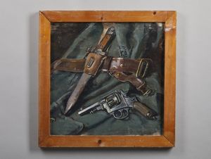 ARTISTA DEL XX SECOLO : Immola fides  - Asta Asta 381 | ARTE ANTICA E DEL XIX SECOLO - Dipinti del XIX secolo  Online - Associazione Nazionale - Case d'Asta italiane