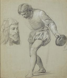 ARTISTA DEL XIX SECOLO - Studio per moschettiere