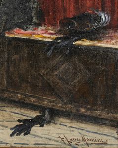 LONGO MANCINI FRANCESCO (1880 - 1954) : Paggio  - Asta Asta 381 | ARTE ANTICA E DEL XIX SECOLO - Dipinti del XIX secolo  Online - Associazione Nazionale - Case d'Asta italiane