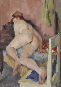 DEABATE TEONESTO (1898 - 1981) - Nudo di donna