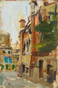 NOVATI MARCO (1895 - 1975) - Palazzo antico a S. Croce
