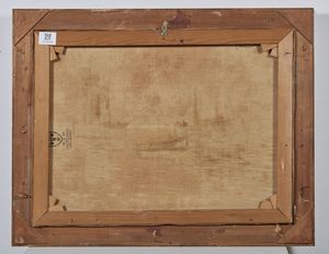 ARNOLD-GRABON GEORG (1896 - 1982) : Marina con barche  - Asta Asta 381 | ARTE ANTICA E DEL XIX SECOLO - Dipinti del XIX secolo  Online - Associazione Nazionale - Case d'Asta italiane