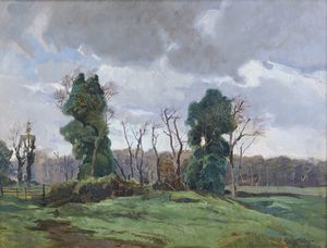 ORTOLANI ENRICO (1883 - 1972) - Campagna romana