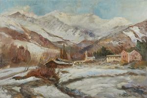 BRACCHI LUIGI (1892 - 1978) - Paesaggio montano