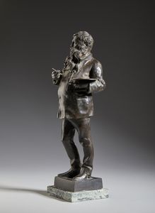 GEMITO VINCENZO (1852 - 1929) : Fonderia. Ritratto di Meissonier  - Asta Asta 381 | ARTE ANTICA E DEL XIX SECOLO - Dipinti del XIX secolo  Online - Associazione Nazionale - Case d'Asta italiane