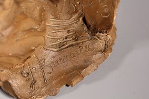 SCULTORE ITALIANO DEL XX SECOLO : La cornamusa  - Asta Asta 381 | ARTE ANTICA E DEL XIX SECOLO - Dipinti del XIX secolo  Online - Associazione Nazionale - Case d'Asta italiane