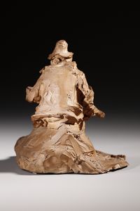 SCULTORE ITALIANO DEL XX SECOLO : La cornamusa  - Asta Asta 381 | ARTE ANTICA E DEL XIX SECOLO - Dipinti del XIX secolo  Online - Associazione Nazionale - Case d'Asta italiane