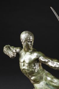 DEMANET VICTOR (1895 - 1964) : L'arciere  - Asta Asta 381 | ARTE ANTICA E DEL XIX SECOLO - Dipinti del XIX secolo  Online - Associazione Nazionale - Case d'Asta italiane