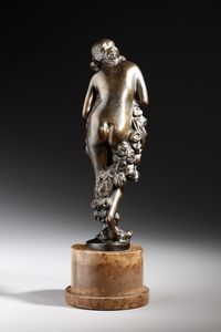 SCULTORE AUSTRIACO DEL XX SECOLO : Allegoria della Primavera  - Asta Asta 381 | ARTE ANTICA E DEL XIX SECOLO - Dipinti del XIX secolo  Online - Associazione Nazionale - Case d'Asta italiane