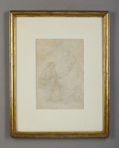 SCUOLA EMILIANA DEL XIX SECOLO : Sacra Famiglia con San Giovannino  - Asta Asta 381 | ARTE ANTICA E DEL XIX SECOLO - Dipinti del XIX secolo  Online - Associazione Nazionale - Case d'Asta italiane