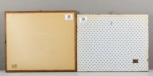 Scuola italiana del XIX secolo : Due disegni raffiguranti uno Studio di figure e Personaggi al porto  - Asta Asta 381 | ARTE ANTICA E DEL XIX SECOLO - Dipinti del XIX secolo  Online - Associazione Nazionale - Case d'Asta italiane