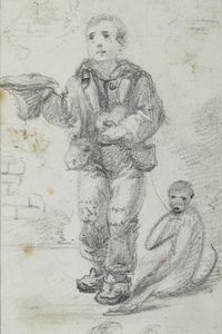 Scuola italiana del XIX secolo : Bambino mendicante e Madonna con Bambino  - Asta Asta 381 | ARTE ANTICA E DEL XIX SECOLO - Dipinti del XIX secolo  Online - Associazione Nazionale - Case d'Asta italiane