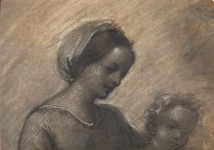 Scuola italiana del XIX secolo : Bambino mendicante e Madonna con Bambino  - Asta Asta 381 | ARTE ANTICA E DEL XIX SECOLO - Dipinti del XIX secolo  Online - Associazione Nazionale - Case d'Asta italiane