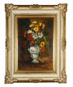 MONTI CESARE (1891 - 1959) - Natura morta di fiori