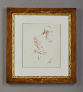 ARTISTA DEL XIX-XX SECOLO - Studio di mani e di figura di bambino