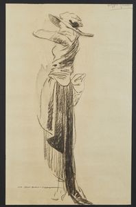 DUDOVICH MARCELLO (1878 - 1962) - Figura femminile di profilo
