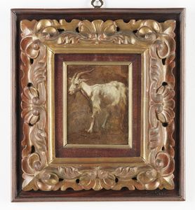 ARTISTA ITALIANO DEL XIX SECOLO : Capretta  - Asta Asta 381 | ARTE ANTICA E DEL XIX SECOLO - Dipinti del XIX secolo  Online - Associazione Nazionale - Case d'Asta italiane