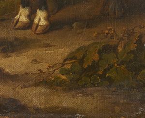 ARTISTA DEL XIX SECOLO : Paesaggio con pastore e animali  - Asta Asta 381 | ARTE ANTICA E DEL XIX SECOLO - Dipinti del XIX secolo  Online - Associazione Nazionale - Case d'Asta italiane