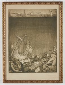 GARA ARNOLD (1882 - 1929) : Venice  - Asta Asta 381 | ARTE ANTICA E DEL XIX SECOLO - Dipinti del XIX secolo  Online - Associazione Nazionale - Case d'Asta italiane