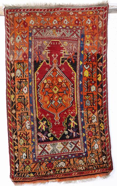 Tappeto anatolico, prima met� XX secolo  - Asta Tappeti - Associazione Nazionale - Case d'Asta italiane