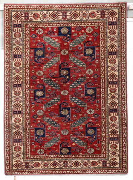 Tappeto Uzbekistan, fine XX secolo  - Asta Tappeti - Associazione Nazionale - Case d'Asta italiane