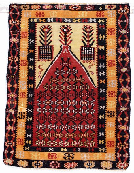 Kilim Anatolia inizio XX secolo  - Asta Tappeti - Associazione Nazionale - Case d'Asta italiane
