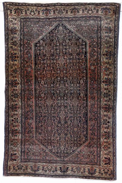 Tappeto Senneh, Persia inizio XX secolo  - Asta Tappeti - Associazione Nazionale - Case d'Asta italiane