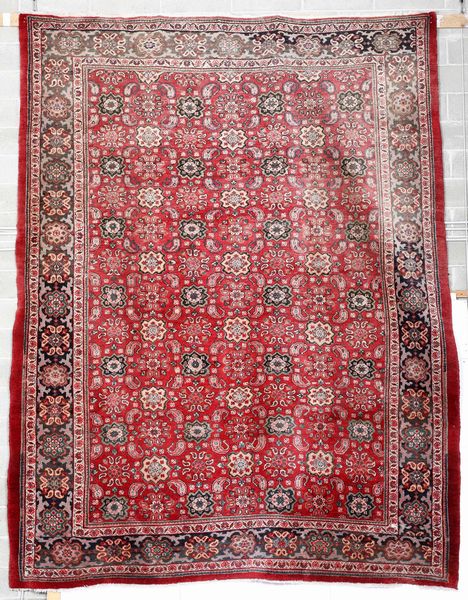 Tappeto Mahal, nord ovest Persia inizio XX secolo  - Asta Tappeti - Associazione Nazionale - Case d'Asta italiane